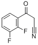 2,3-Difluorobenzoylacetonitrile Structure,267880-87-5Structure