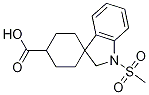 Trans-1-(methylsulfonyl)spiro[cyclohexane-1,3-indoline]-4-carboxylicacid Structure,268538-56-3Structure