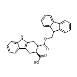 Fmoc-d-tpi-oh Structure,268731-07-3Structure