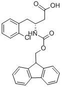 Fmoc-(r)-3-amino-4-(2-chlorophenyl)butanoic acid Structure,268734-29-8Structure