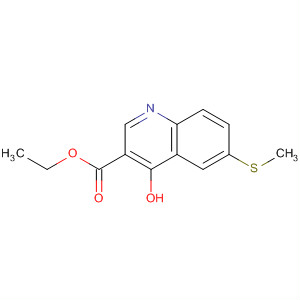 Ethyl 4-hydroxy-6-(methylthio)quinoline-3-carboxylate Structure,26893-09-4Structure