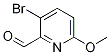 3-Bromo-6-methoxy-2-pyridinecarboxaldehyde Structure,269058-49-3Structure