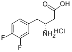 (R)-3-amino-4-(3,4-difluoro-phenyl)-butyric acid-hcl Structure,269396-58-9Structure