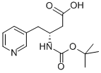 Boc-(r)-3-amino-4-(3-pyridyl)-butyric acid Structure,269396-65-8Structure