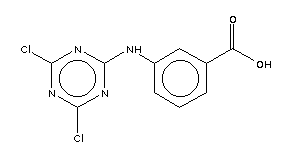 2-(3-Carboxyanilino)-4,6-dichloro-1,3,5-triazine Structure,26940-56-7Structure