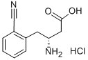 (R)-3-amino-4-(2-cyanophenyl)butanoic acid hydrochloride Structure,269726-79-6Structure