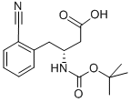 Boc-(r)-3-amino-4-(2-cyanophenyl)butanoic acid Structure,269726-80-9Structure