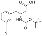 Boc-(r)-3-amino-4-(3-cyanophenyl)butanoic acid Structure,269726-83-2Structure