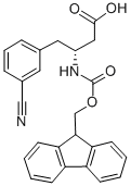 Fmoc-(r)-3-amino-4-(3-cyanophenyl)butanoic acid Structure,269726-84-3Structure