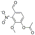 4-Formyl-2-methoxy-3-nitrophenyl acetate Structure,2698-69-3Structure