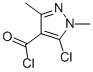 5-Chloro-1,3-dimethyl-1h-pyrazole-4-carbonyl chloride Structure,27006-83-3Structure