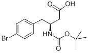 Boc-(s)-3-amino-4-(4-bromophenyl)butanoic acid Structure,270062-85-6Structure