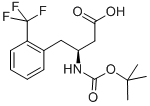 Boc-(s)-3-amino-4-(2-trifluoromethylphenyl)butanoic acid Structure,270065-74-2Structure