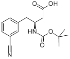 Boc-(s)-3-amino-4-(3-cyanophenyl)butanoic acid Structure,270065-86-6Structure