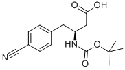 Boc-(s)-3-amino-4-(4-cyanophenyl)butanoic acid Structure,270065-89-9Structure