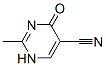 5-Pyrimidinecarbonitrile, 1,6-dihydro-2-methyl-6-oxo- Structure,27058-54-4Structure