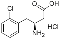 (S)-3-Amino-4-(2-chlorophenyl)butyric acid hydrochloride Structure,270596-36-6Structure