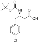 Boc-(s)-3-amino-4-(4-chlorophenyl)butanoic acid Structure,270596-42-4Structure