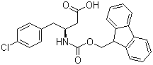 Fmoc-(s)-3-amino-4-(4-chlorophenyl)butanoic acid Structure,270596-43-5Structure