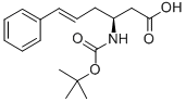 Boc-(S)-3-amino-6-phenyl-5-hexenoic acid Structure,270596-44-6Structure