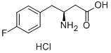 (S)-3-amino-4-(4-fluorophenyl)butyric acid hydrochloride Structure,270596-53-7Structure