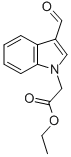 (3-Formyl-indol-1-yl)-acetic acid ethyl ester Structure,27065-94-7Structure