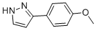 3-(4-Methoxyphenyl)-1H-pyrazole Structure,27069-17-6Structure