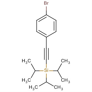 (2-(4-Bromophenyl)ethynyl)triisopropylsilane Structure,271242-20-7Structure