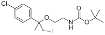 N-Boc-(2-[1-(4-chlorophenyl)-2-iodo-1-methyl]ethoxy)ethylamine Structure,271245-28-4Structure