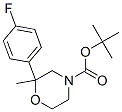 4-Boc-2-(4-fluorophenyl)-2-methylmorpholine Structure,271245-36-4Structure