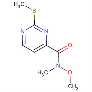 N-methoxy-n-methyl-2-(methylthio)pyrimidine-4-carboxamide Structure,271247-59-7Structure