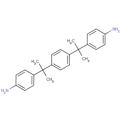 4-[2-[4-[2-(4-Aminophenyl)propan-2-yl]phenyl]propan-2-yl]aniline Structure,2716-10-1Structure