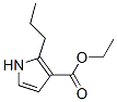 2-Propyl-1H-pyrrole-3-carboxylic acid ethyl ester Structure,27188-97-2Structure