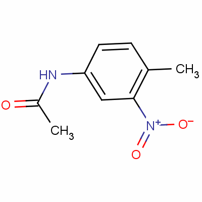 3-Methyl-4-nitro-n-acetylbenzeneamine Structure,2719-14-4Structure