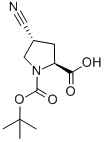 (2S,4r)-1-(tert-butoxycarbonyl)-4-cyanopyrrolidine-2-carboxylic acid Structure,273221-94-6Structure