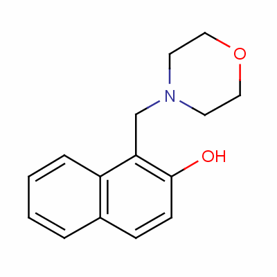 1-(Morpholinomethyl)-2-naphthol Structure,27438-39-7Structure