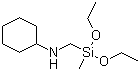 (N-cyclohexylaminomethyl)methyldiethoxysilane Structure,27445-54-1Structure