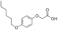 Acetic acid, [p-(hexyloxy)phenoxy]- Structure,27529-82-4Structure