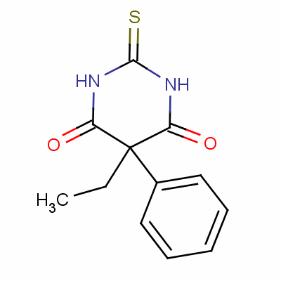 5-Phenyl-5-ethyl-2-thiobarbituric acid Structure,2753-74-4Structure