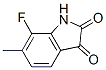 7-Fluoro-6-methyl isatin Structure,275374-94-2Structure