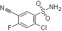 4-Chloro-2-fluoro-5-sulfonamidebenzonitrile Structure,27589-31-7Structure