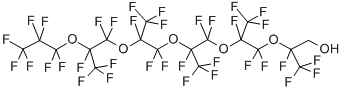 2,4,4,5,7,7,8,10,10,11,13,13,14,16,16,17,17,18,18,18-Icosafluoro-2,5,8,11,14-pentakis(trifluoromethyl)-3,6,9,12,15-pentaoxaoctadecan-1-ol Structure,27617-34-1Structure