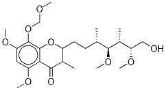 2-[(3S,4s,5s,6r)-7-hydroxy-4,6-dimethoxy-3,5-dimethylheptyl]-5,7-dimethoxy-8-(methoxymethoxy)-3-methyl-2,3-dihydro-4h-1-benzopyran-4-one Structure,276690-22-3Structure