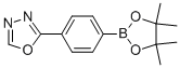 2-[4-(4,4,5,5-Tetramethyl-1,3,2-dioxaborolan-2-yl)phenyl]-1,3,4-oxadiazole Structure,276694-19-0Structure