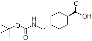 Boc-trans-4-(aminomethyl)-cyclohexane-1-carboxylic acid Structure,27687-14-5Structure