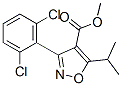 3-(2,6-Dichloro-phenyl)-5-isopropyl-isoxazole-4-carboxylic acid methyl ester Structure,278597-28-7Structure