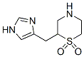 Thiomorpholine, 2-(1h-imidazol-4-ylmethyl)-, 1,1-dioxide (9ci) Structure,278789-88-1Structure