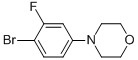 4-(4-Bromo-3-fluorophenyl)morpholine Structure,279261-83-5Structure