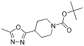 1-Boc-4-(5-methyl-1,3,4-oxadiazol-2-yl)piperidine Structure,280110-69-2Structure