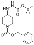 Benzyl 4-(2-(tert-butoxycarbonyl)hydrazinyl)piperidine-1-carboxylate Structure,280111-50-4Structure